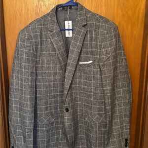 Goodfellow & Co Charcoal Checkered Men's Blazer